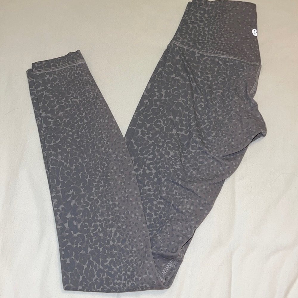 LULULEMON align pant 28” grey leopard